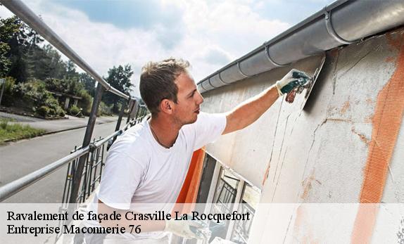 Ravalement de façade  crasville-la-rocquefort-76740 Entreprise Maconnerie 76