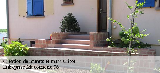 Création de murets et murs  76680